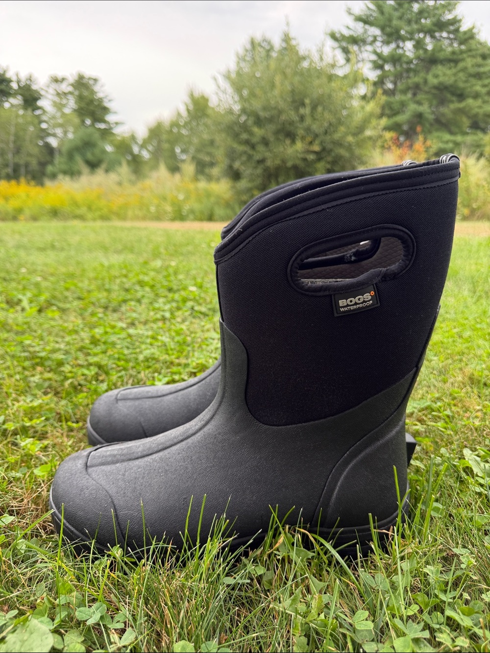 Bogs Black Waterproof Pull-On Snow Boots